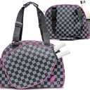 PikleBall Sport Premium Women's Pickleball Bag Stylish and Versatile Sports Bag with Water Bottle Holder, Padded Paddle Pocket, and Spacious Design (fits 2+ Paddles!)