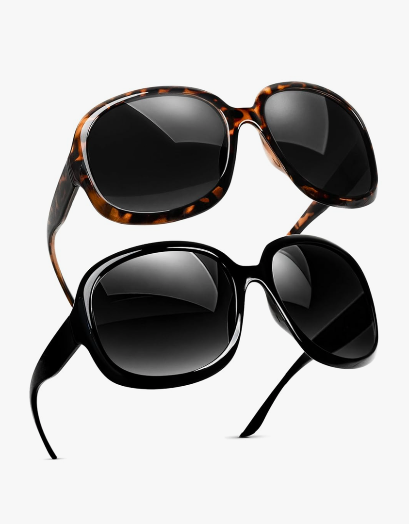 miyya Bug Eye Oversized Polarized Sunglasses Womens, Trendy Retro Sun Glasses for Women 2025, Oversized UV Protection Shades