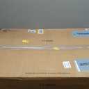 IRIS USA 24" 6-Panel Pet Dog Puppy Playpen with Door, for Puppy Small Dogs Keep Pets Secure Easy Assemble Easy Storing Customizable Non-Skid Rubber Feet, Foldable, Black