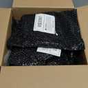 Electric Stove Burner Drip Pans WB31M19(8) WB31M20(6) Electric Stove Top Burner Replacement WB30M1(6") WB30M2(8") Compatible for G-E Hot-point Ken-more General Electric Stove Parts by MIFLUS (Black)