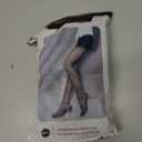 EXQUISLIFE Fleece Lined Tights Sheer Women - Fake Translucent Warm Pantyhose Leggings Sheer Thick Tights, for Winter (Small, Black+coffee)