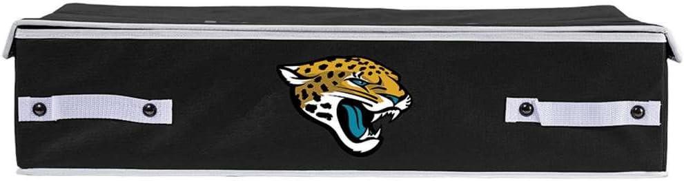 Franklin Sports NFL Under Bed Storage Bins - Folding Organizer Containers - NFL Team Office, Bedroom + Living Room Dcor (26 x 18 x 6 - Inch)