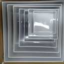 10 Pcs Acrylic Buffet Risers, Large Stackable Food Display Stand, Nesting Cube Box with Hollow Bottom, Food Risers for Buffet Table Dessert Jewelry Catering(10'' 9'' 8'' 7'' 6'' 5'' 5'' 4'' 4'' 3'')