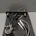 HOMELODY 2 Handles Kitchen Faucet with Pull Down Sprayer for 3 Hole Sink, 8 inch 360 Rotating Spout Centerset Kitchen Sink Faucet with Water Lines Brushed Nickel