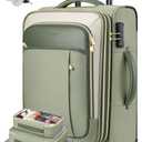 Softside Expandable Carry On Luggage, 20in Carry on Suitcase with Wheels