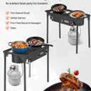 VEVOR Outdoor Propane Gas Stove, Propane LPG Gas Camping Stove,