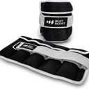 Adjustable Ankle Wrist Weights for Women Men A Pair of 10 Lbs BeatBoost Arm Leg Weight Straps for Walking Pilates Exercise Workout Gym Aerobics Black