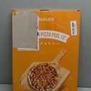 Pizza Peel 12 inch, Bamboo Pizza Paddle Spatula - Wooden Serving Board, Oven Accessory for Baking Homemade, Wood Cutting Board for Cheese Bread Fruit Vegetables (Medium (17.5" L  12" W  0.47" Th))