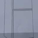 FLS-80-BLACK-D, Small Refrigerator with Freezer, Retro Fridge with Dual Door for Garage, Dorm,Bedroom, Office, Apartment, Black