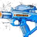 Electric Water Gun for Adults & Kids, Automatic Water Guns High Capacity 500+, Water Squirt Guns, Long Range Water Pistol Blaster Soaker,Summer Pool Toys (CY-Water Gun-Black) (CY-Water Gun-Blue)