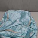 Comforter Storage Bag - Large Capacity Blanket Storage Bags 3-Layer Ultra Space Saving Self Compression Organizer, Washable Compression Bags for Storage Comforter Blanket, 4-Pack, Blue