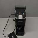 Single Serve Coffee Maker with Built-in Detachable Milk Frother, Iced and Hot Coffee Machine for K Cup & Grounds, 40oz Removable Water Reservoir, 6 Cup Sizes, Fits 7.3" Travel Mug, Black