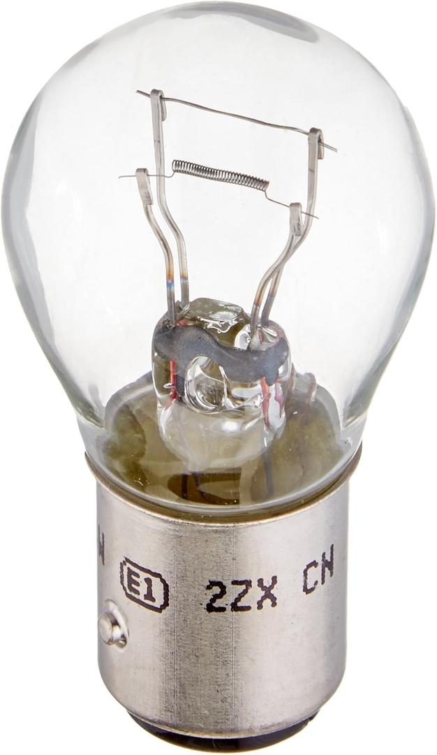 HELLA 7225TB Standard Series Incandescent Miniature Light Bulb, Twin Pack, Multi-Color, 12V 21/4W Baz15D S8