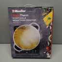 Mueller RapidTherm Portable Induction Cooktop, 1800W Hot Plate Electric Stove Top Burner. 8 Temp Levels, Auto-Off & Pot Detection, LED Display, Child Lock, 4 Programs, Burners for Cooking