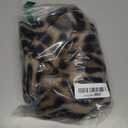 Secret for Longevity Extra Large Long Sheer Black Brown Tan Camel Khaki Latte Ocelot Leopard Cheetah Animal Print Scarf Wrap Shawl Pashmina Sarong Medium Weight Cashmere Feel 28" x 70" inches