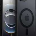 JETech Magnetic Case for iPhone 17e (2026) / iPhone 16e Compatible with MagSafe, Translucent Matte Back Slim Shockproof Phone Cover, 6.1-Inch Display (Black)