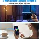 A19 Color Changing Light Bulb with Remote Control&App Control, 800LM 9W(60W Equivalent) Dimmable 3000K-6500K RGBWW,E26 Base 2.4GHz,Light Bulb for Home Decor,2Bulb&1Remote