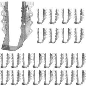 Joist Hangers 2x6 for Wood 20 Gauge Galvanized Face Mount Joist Hanger Bracket for Deck Floor Rafter Framing Ceiling - 25 Pcs