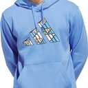 adidas Men's Big Logo Graphic Hoodie (Large)