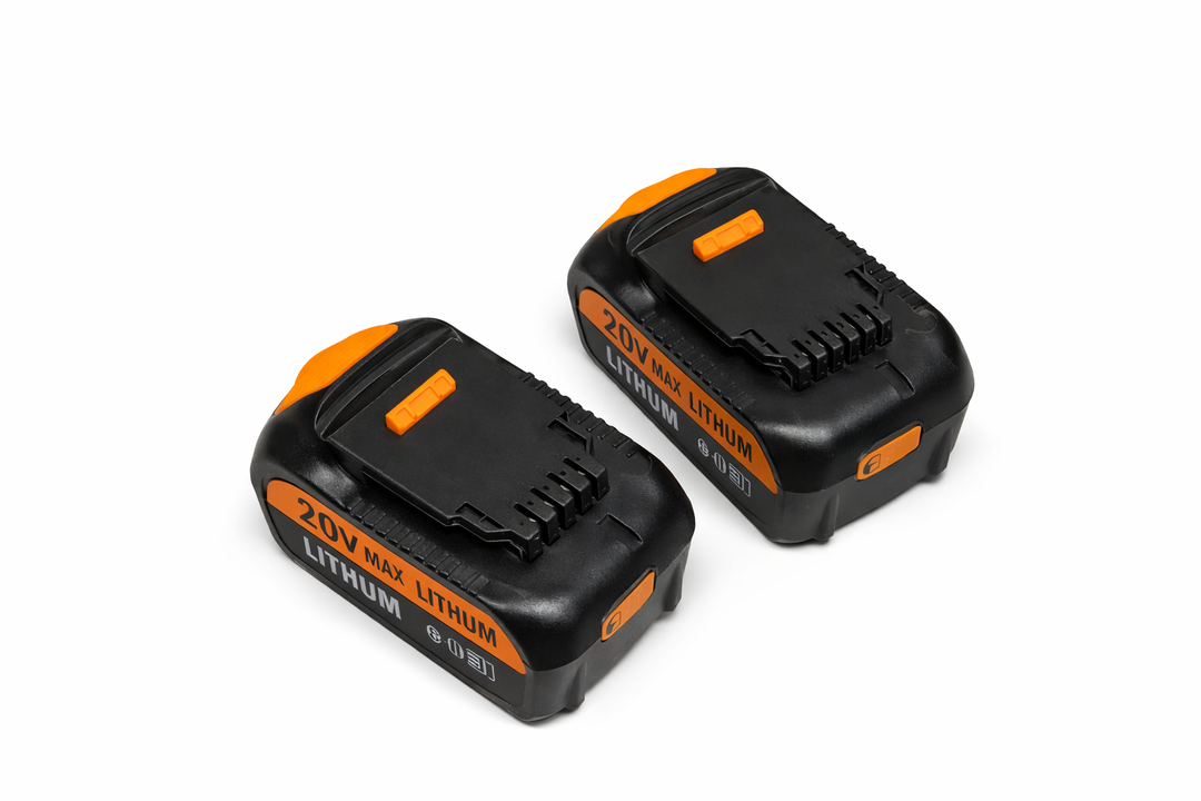 2Pack 6000mAh DCB200 Replacement for Dewalt 20V Max Lithium-ion Battery Compatible with Dewalt 20 Volt DCB201 DCB203 DCB204 DCB206 DCB207 DCD DCF DCG Series Cordless Power Tools