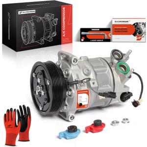 A-Premium Air Conditioner AC Compressor with Clutch Compatible with Volvo XC60 2015-2017 2019, XC90 2017-2022, S60 Cross Country 2017-2018, XC70 V60 Cross Country, S80, S90, V90 Cross Country, 2.0L