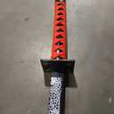 Polypropylene Katana Sword - Japanese Training Sword for Martial Arts Practice, Blunt Samurai Sword for Men and Women, Ideal for Training and Cosplay(RD)