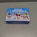 Shemira DIY Snowman Kit, Christmas Crafts for Kids, Modeling Air Dry Clay Craft Kits for Kids, DIY Christmas Ornaments Kits,Party Favors Stocking Stuffers (12)