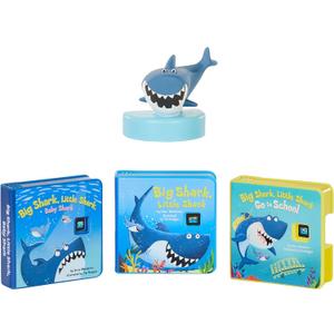 Little Tikes Story Dream Machine Big Shark, Little Shark Story Collection, Storytime, Books, Random House, Audio Play Character, Gift and Toy for Toddlers and Kids Girls Boys Ages 3+ Years, Medium