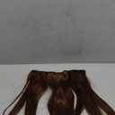 Halo Hair Extensions Straight, 100% Real Human Hair,No Tangle & Smooth,Invisible Wire Extensions for Women,55g,12 Inch, #04 Medium Brown