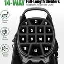 14 Way Golf Stand Bag, Full Length Divider Lightweight Golf Bag