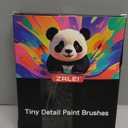 Tiny Detail Paint Brushes 60 Pcs Fine Paint Brushes Set with 3 Size #0#00#000 Liner Brush for Miniature 40k Model Crafts Watercolor Acrylics Oil