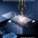 3 x Mkeke 3 Pack Screen Protector for iPhone 15 Pro Max 6.7", [9H+ Tempered Glass] [Easy Installation Frame] [Military-Grade Drop Protection] HD Clear, Anti-Scratch, Bubble Free