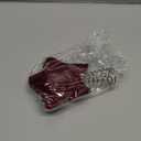 Gejoy Mini Velvet Burgundy Christmas Star Tree Topper Natural Rustic 6 Inch Miniature Star Tree Topper for Christmas Home Decor Winter Holiday