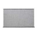 GRLYUH Waffle Bath Mat - Boho Bathroom Rugs Non Slip Washable, Super Absorbent & Quick Dry, Soft Bath Mat Farmhouse Bathroom Decor, 20'' x 48'', Dark Grey and White
