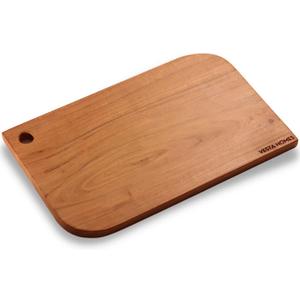 Vesta Homes Single Block Wooden Cutting/Chopping/Serving Board for Vegetables, Cheese, Charcuterie | Acacia Wood | 13 * 8.5 Inch | Handcrafted in India