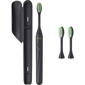 Philips Sonicare Rechargeable Toothbrush, Brush Head Bundle, Shadow Black, BD3001/AZ