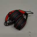 RORSOU R10 Over-Ear Headphones with Microphone, Lightweight Folding Stereo Bass Headset with 1.5M No-Tangle Cord, Portable Wired Headphones for Smartphone Tablet Computer MP3 / 4 (Black)