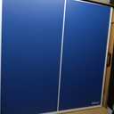 GoSports Mid-Size Table Tennis Game Set - Red or Blue - Indoor/Outdoor Portable Table Tennis Game with Net, 2 Table Tennis Paddles and 4 Balls