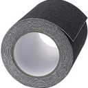 Favordrory 6 Inch x 20 Foot Anti Slip Traction Tape, Grip Tape Grit Non Slip, Outdoor Non Skid Treads, High Traction Friction Abrasive Adhesive Stairs Step, Black