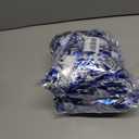 2 x 33FT Christmas Garland, Blue and Silver Tinsel Garland Shiny Hanging Garland for Home Tree Door Mantle Indoor Outdoor Holiday Xmas Party Decor