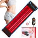 Red Light Therapy Infrared Light Therapy Wrap Belt Wearable Large Pad for Body Waist Back Shoulder Leg Knee, LED 660nm&850nm Red Light Belt Device with Timer Remote Controller, Ideal Gift, L