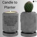 Candle Planter Hug in a Jar Romantic, Aromatherapy Candles - Natural Soy Wax, Long-Lasting 50-Hour Burn, Lavender Scents - Gifts for Him, Her, Couple, Husband and Wife Birthday Gift Ideas, Unique Cool