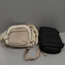 Mancro Detachable Breastmilk Cooler Bag With Ice Pack, Double Layer Breast Milk Cooler Travel Bag Fit 9 Ounce Baby Bottles, Wearable Breast Pump Bags for Work Travel and Family