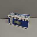 Karsaer Ski Goggles Anti-Fog Snow Goggles OTG 100% UV Protection Snowboard Goggles Bendable Dual-Lenses for Men Women Youth (Matte White Frame Orange Lens Vlt 60%)