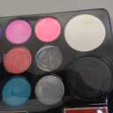 Face Painting Kit for Kids, 24 Colors Water Based Non-Toxic Face Paint with Stencils & Brushes, Professional Body Makeup Set with Guide Book, Washable Face & Body Paint for Halloween Birthday Parties