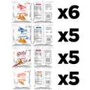 Simply NKD Snacks, 4 Flavor Variety Pack, Single Serve Bags (21 Pack), No Dyes, No Artificial Flavors, Cheetos, Doritos (EXP 09/22/26)