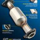 PHILTOP Direct-Fit Catalytic Converter Replace for Honda
