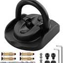 EYPINS Security Ground Anchor with Drill Bit - Heavy Duty Alloy Steel Anti-Theft Wall Anchor Lock for Motorcycle, Bicycle, Scooter, Outdoor Indoor Concrete Brick Surfaces Installed