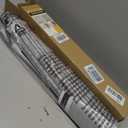 UNISHADES no Drill Cordless Roman Shades for Windows, 20" W 64" H - 100% Blackout - Linen - Grey