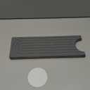 Kitchen Sink Splash Guard  Stone Diatomite Faucet Drying Matt, Modern Kitchen Sink Accessories for Countertop (Dark Grey, 23.6"x3.9")